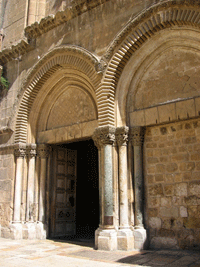 Church of the Holy Sepulcher entrance