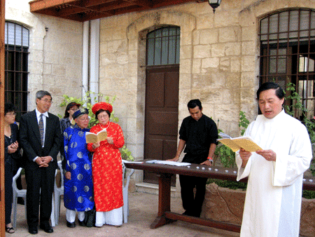 Renewal of wedding vows in Cana