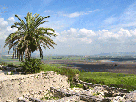 Valley of Armageddon below Tel Megiddo Valley of Armageddon below Tel Megiddo
