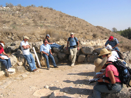 Guardroom at the Lachish city gate where the ostraca were found Guardroom at the Lachish city gate where the ostraca were found