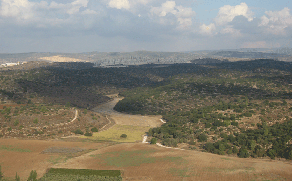 View from Tel Azekah View from Tel Azekah