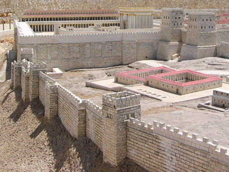 The Pool of Bethesda had 2 pools and 5 porches The Pool of Bethesda had 2 pools and 5 porches