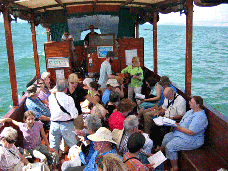 Boat ride on the Sea of Galilee