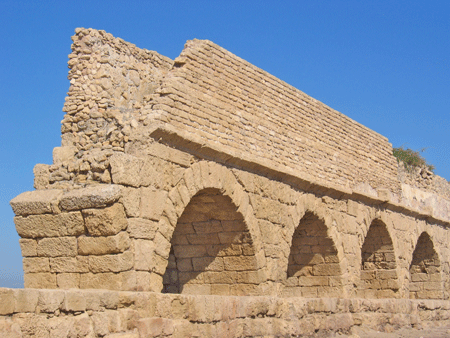 Caesarea's two-thousand-year-old aqueduct Caesarea's two-thousand-year-old aqueduct