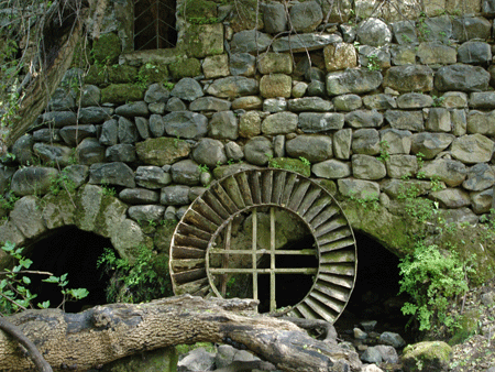 Old Flour Mill on the trail to the Banyas Waterfall Old Flour Mill on the trail to the Banyas Waterfall