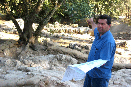 Dr. Oded Lipschits, director of the Ramat Rahel dig Dr. Oded Lipschits, director of the Ramat Rahel dig