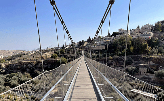 202 Meter Suspension Bridge over the Valley of Hell 202 Meter Suspension Bridge over the Valley of Hell