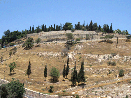 Mount Zion from the Ben Hinnom valley Mount Zion from the Ben Hinnom valley