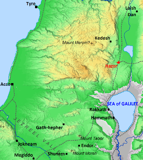 Hazor overlooked the most important ancient international highway