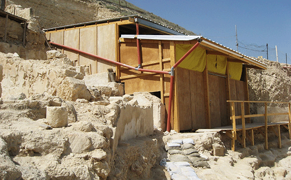 Ongoing theater excavations of the Royal Room in 2009