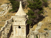 Let's throw stones at Absalom's Tomb Monument Absalom's Tomb