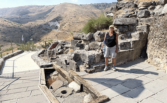 Standing by the eastern gate which protected the city from assault Standing by the eastern gate which protected the city from assault