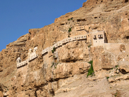 Monastery of the Temptation remembers the forty days and nights Jesus was tempted by satan Monastery of the Temptation remembers the forty days and nights Jesus was tempted by satan