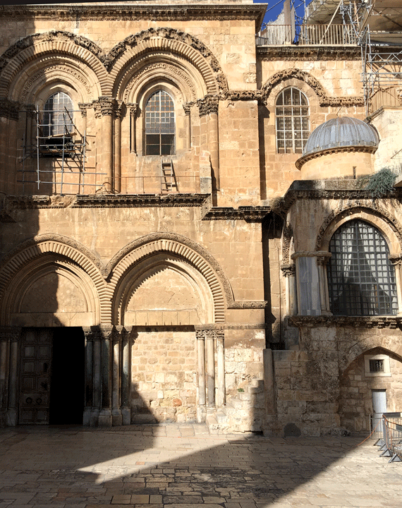 Holy Sepulcher Church during the 2020 Covid 19 Pandemic
