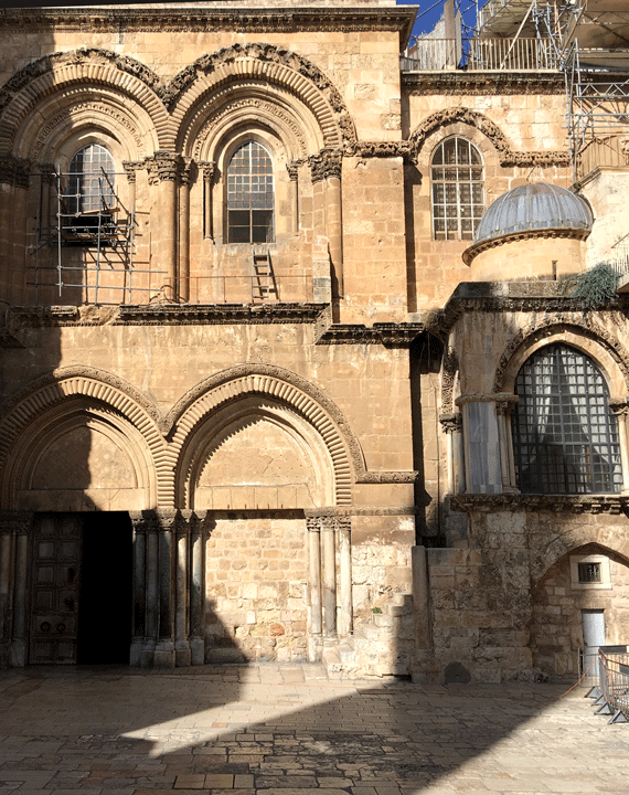 Holy Sepulcher Church during the 2020 Covid 19 Pandemic Holy Sepulcher Church during the 2020 Covid 19 Pandemic