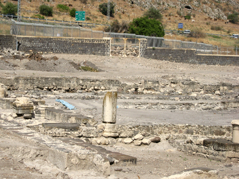 Ruins at Magdala in 2009