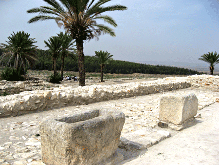 Northern stables at Megiddo in 2009 Northern stables at Megiddo in 2009