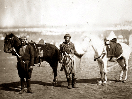 Nubian horses photographed around 1855 Nubian horses photographed around 1855