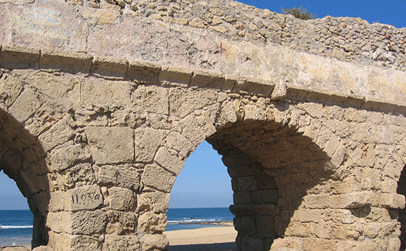Caesarea aqueduct from the time of Paul Caesarea aqueduct from the time of Paul