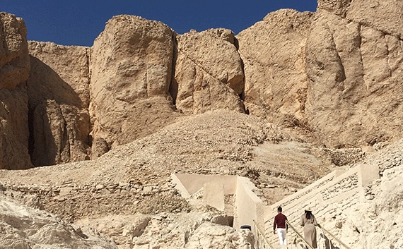 Pharaoh Merneptah's Tomb KV8 is located in the Valley of the Kings in Luxor