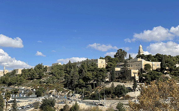 The Protestant Cemetery is located on Mount Zion 