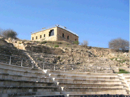 Roman theater in Sepphoris Roman theater in Sepphoris