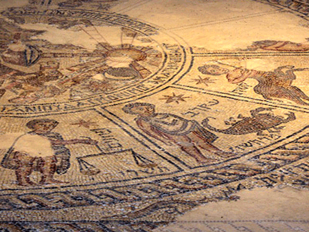 Wheel of the Zodiac in the Sepphoris synagogue Wheel of the Zodiac in the Sepphoris synagogue
