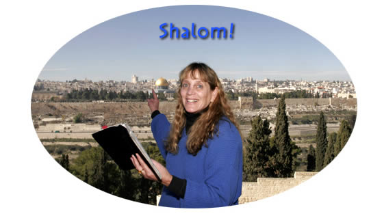 Gila Yudkin guiding on the Mount of Olives Gila Yudkin guiding on the Mount of Olives