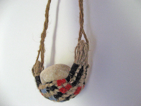 The sling that killed Goliath The traditional sling that killed Goliath