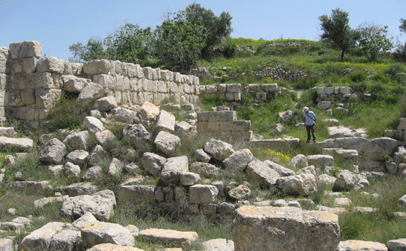 Ruins of Ahab's White House in Samaria