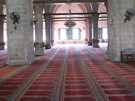 The Al Aqsa Mosque, originally built in 711