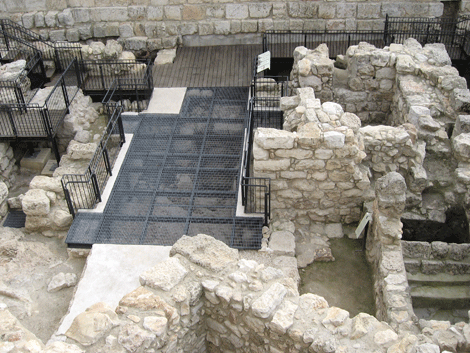 Two partially preserved chambers of the royal gatehouse Two partially preserved chambers of the royal gatehouse