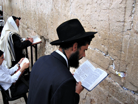 Prayer by the Western Wall